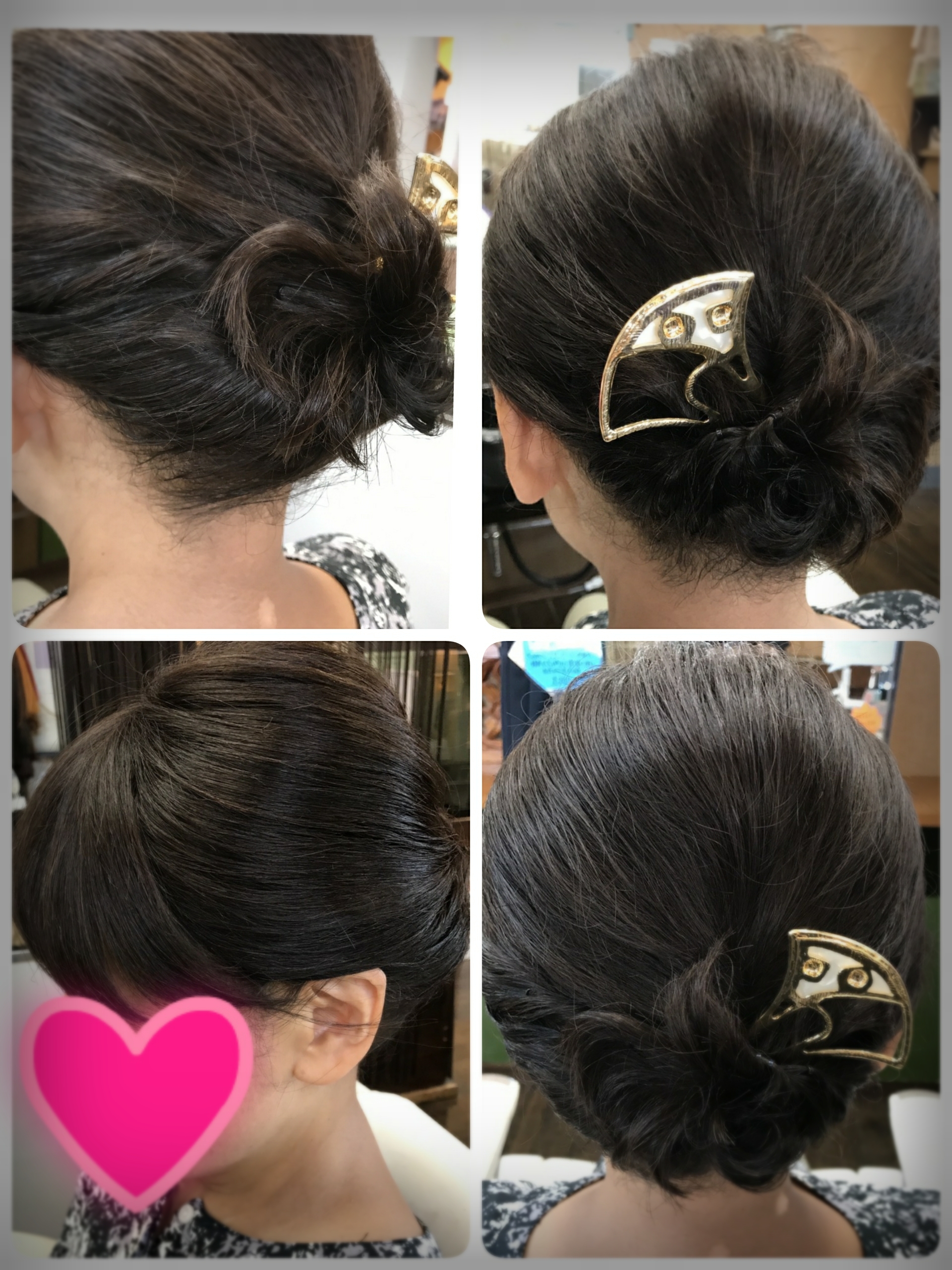 ウィッグヘアアップ